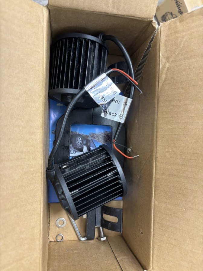 4 Inch 60W Triple Row Spot Flood Led Pods (Pair) | 2.5 Inch Tow Hitch Mount (25% OFF Final Checkout)