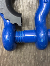 3/4 inch D-Ring Shackle Blue (Pair)