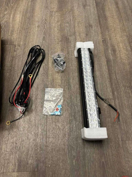 LED Light Bar 20 Inch 126W Double Row Spot Flood Led Light Bars | 16AWG Wire 3Pin Switch (25% OFF Final Checkout)