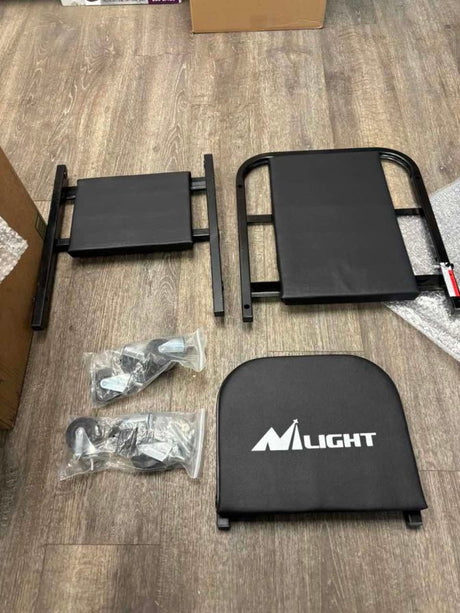 Creeper Seat 36inch Z Creeper - 2-in-1 Folding Rolling Mechanic Seat 36 inches Adjustable Lay-Down or Sit Garage Chair, 330 lbs Capacity, Grey Black (25% OFF Final Checkout)