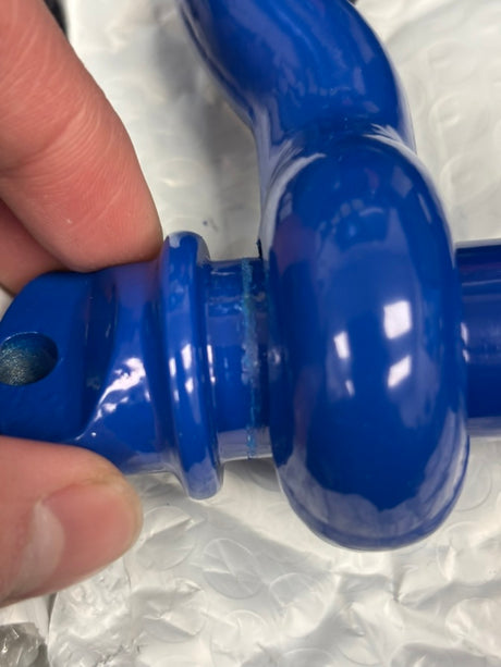 Towing Winch Shackles 3/4 inch D-Ring Shackle Blue (Pair) (25% OFF Final Checkout)