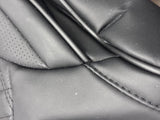 Vehicle Seat Belt Covers Car Seat Cushion Cover Black Leather Front Seats with Wings Waterproof and Anti-Slip with Storage Bag Wrapped Bottom Suitable for Cars Sedan Van SUV Truck (25% OFF Final Checkout)
