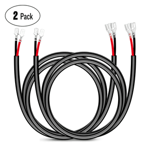 2PCS 16AWG 3FT Wire Extension Kit For LED Light Bar/Led Pods/LED Work Light