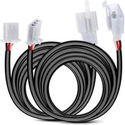 2PCS 22AWG 5FT Wire Extension Kit For LED Light Bar/Led Pods/LED Work Light