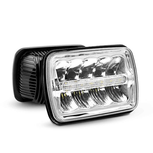 LED Headlight 7x6 5x7 45W Hi/Lo DRL LED Headlights Sealed Beam