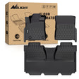 Nilight TPE Floor Mats for Toyota Tundra CrewMax Cab 2014 2015 2016 2017 2018 2019 2020 2021 All Weather Custom Fit Heavy Duty Floor Liners