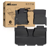 Nilight TPE Floor Mats for Toyota Tundra CrewMax Cab 2014 2015 2016 2017 2018 2019 2020 2021 All Weather Custom Fit Heavy Duty Floor Liners