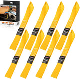 Motorcycle Tie Down Straps Max Break Strength 12000Lbs Yellow Nilight
