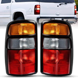 Nilight Taillight Assembly Compatible with 2000 2001 2002 2003 2004 2005 2006 Chevy Tahoe Suburban GMC Yukon Tail Light OE Style Rear Lamp Replacement Driver and Passenger Side
