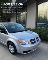 2008 2009 2010 Dodge Grand Caravan Headlight Assembly Chrome Case Amber Reflector