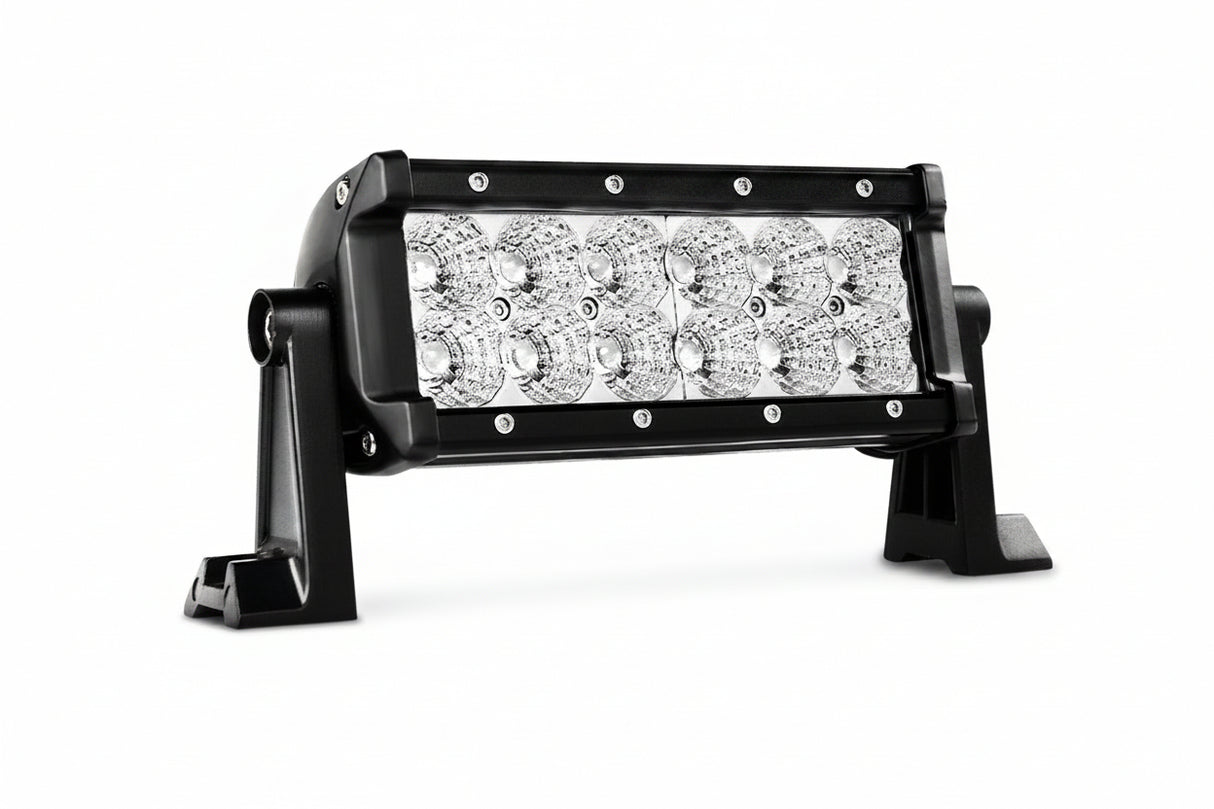 LED Light Bar 7.5 Inch 36W Flood LED Pods, 3D Deep Reflector Off Road Driving Work Light for Truck SUV ATV UTV Boat, 1PC