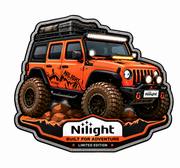 5.5mm Thick Off-Road Vehicle Fridge Magnet | Cartoon Collectible Design for Refrigerators & Toolboxes