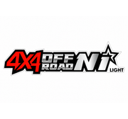 15.75 × 4.72 Inch 4X4 Off Road Car Decal | Red & Black NILIGHT Vehicle Side Sticker
