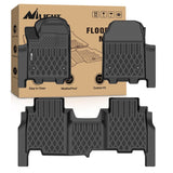 Nilight 2024 2025 2026 Floor Mats for Chevy Chevrolet Silverado EV RST (Not Fit WT/LT) All Weather Custom Fit Heavy Duty Floor Liners