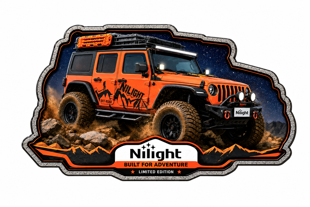 5.5mm Thick Off-Road Vehicle Fridge Magnet | Side Profile Design for Refrigerators & Toolboxes
