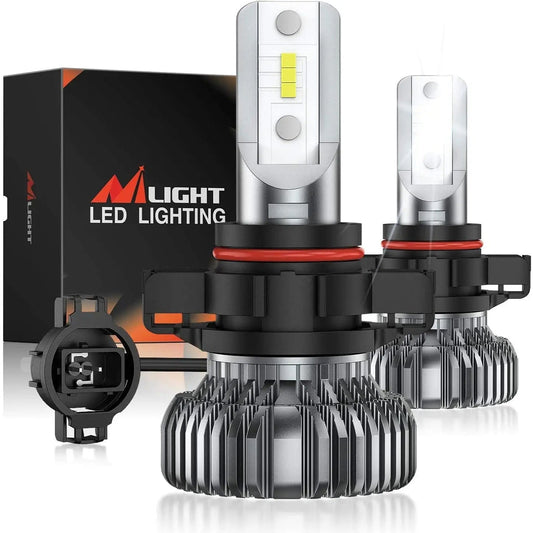 LED Headlight 2504/PSX24W LED Fog Light Bulbs EF1 Series DRL 80W 4000LM 6000K | 2 BULBS