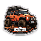 5.5mm Thick Off-Road Vehicle Fridge Magnet | Cartoon Collectible Design for Refrigerators & Toolboxes