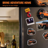 5.5mm Thick Off-Road Vehicle Fridge Magnet | Cartoon Collectible Design for Refrigerators & Toolboxes