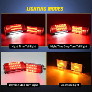 Trailer Light Rectangular LED Trailer Light Kit (Pair)