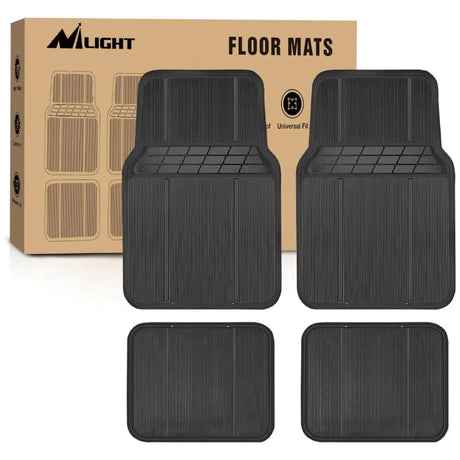 Floor Mat Rubber Floor Mats For Cars Trucks SUVs Universal Trim to Fit