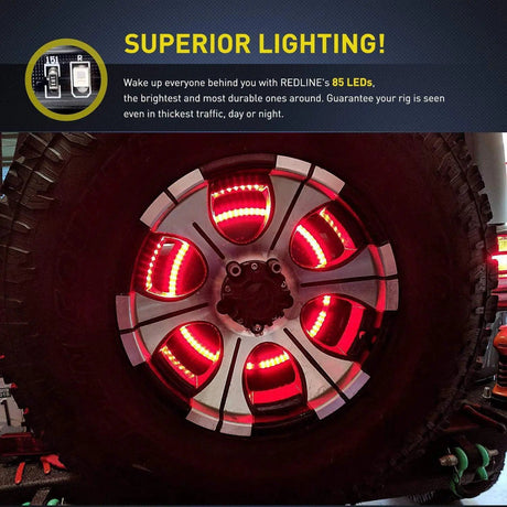 Trailer Light Spare Tire Brake Light For 2007-2018 Jeep Wrangler JK JKU YJ TJ