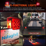 Trailer Light Submersible Square LED Trailer Light (Pair)