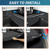 Nilight Trunk Cargo Cover for Toyota Venza 2021 2022 2023 2024, Retractable Security Shade Rear Cargo Cover, with Trunk Storage Net