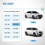 Universal Fit for Sedan-Length (186in to 193in) Car Cover UV Protection Nilight
