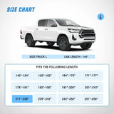 Universal Fit for Truck (Up to 228in Max Cab Length 144in) Car Cover UV Protection Nilight