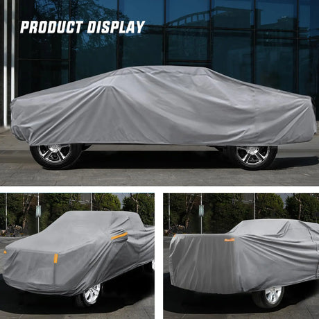Universal Fit for Truck (Up to 228in Max Cab Length 144in) Car Cover UV Protection Nilight