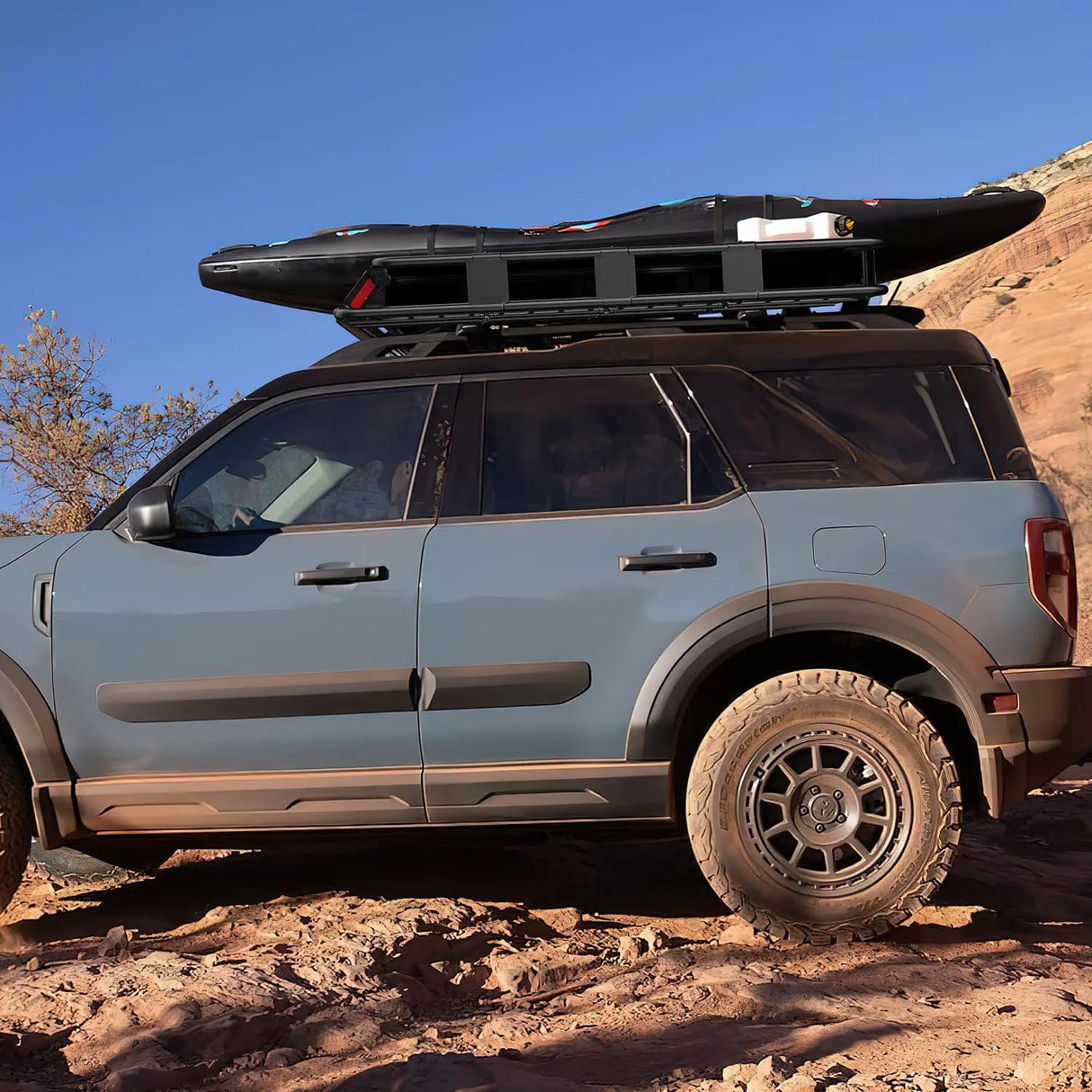 Universal Roof Rack Cargo Basket 64in x 39in x 6in Nilight