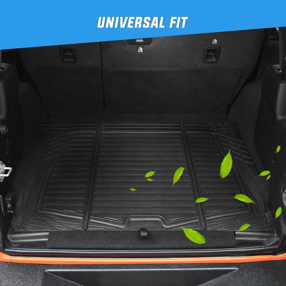 Floor Mat Universal Rubber Cargo Mats for Cars Trucks SUVs