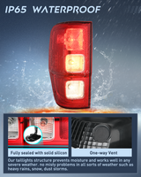 Nilight Taillight Assembly Compatible with Ford Ranger XL 2019 2020 2021 2022 2023 Rear Tail Light Lamp Replacement OE Style LED and halogen bulbs Driver Side