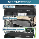 Trunk Cargo Cover Trunk Cargo Cover for Nissan Kicks 2018 2019 2020 2021 2022 2023 2024, Retractable Security Shade Rear Cargo Cover, with Trunk Storage Net