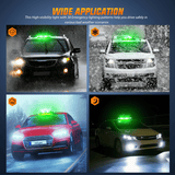 Roof Top strobe light 42 Leds Roof Top Green White Emergency Strobe Light Control Panel Magnetic Mount