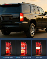 Nilight Taillight Assembly Compatible With 2007 2008 2009 2010 2011 2012 2013 2014 Chevy Chevrolet Tahoe Suburban Tail Lights Rear Lamps Replacement Passenger Side Red