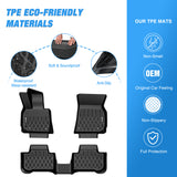 Floor Mat TPE Floor Mats for BMW X3 2025 2026 All Weather Custom Fit Heavy Duty Floor Liners