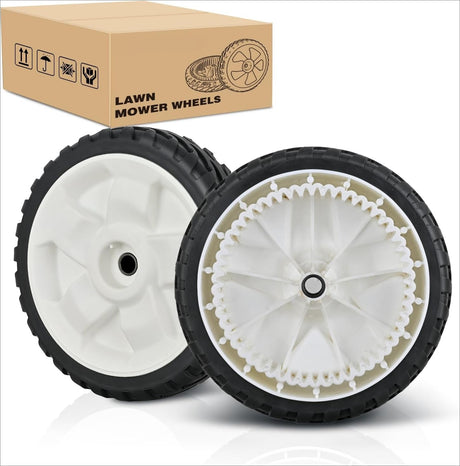 Lawn Mower Drive Wheels Replacement 8 Inch 119-0311, Stens 205-360 Assembly, Toro Lawnmower Front Wheels Compatible with 20001 20330 20331 20339 20350 and More, 2-Pack