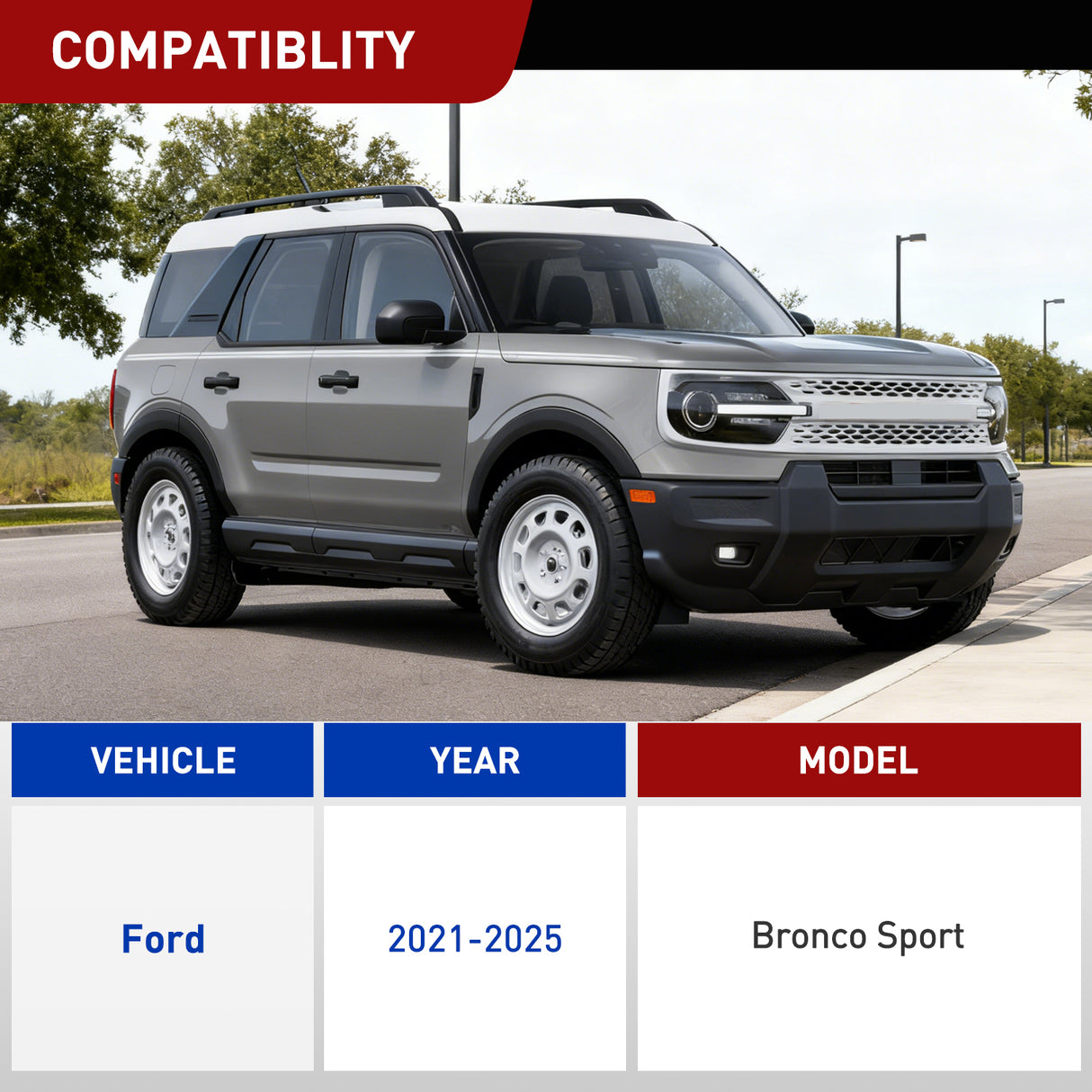 4 Pin Trailer Wiring Harness 56462 Vehicle Side Custom for 2021 2022 2023 2024 Ford Bronco Sport Simple Fit Tow Hitch Harness