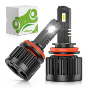 Nilight H11 LED Bulb,350% H8 H9 LED Headlight Bulbs High Brightness Than Halogen Bulbs,Low Beam H11 6000K Cool White 12000LM,2 PCS