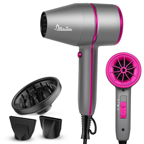 Hair Dryers MINI TRAVEL IONIC HAIR DRYER ph 3800 US Standard Mini Hammer Hair Dryer