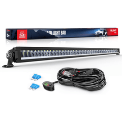 50.5 Inch 210W 21260LM Slim Anti-Glare DRL Spot Flood LED Light Bar | 14AWG DT Wire