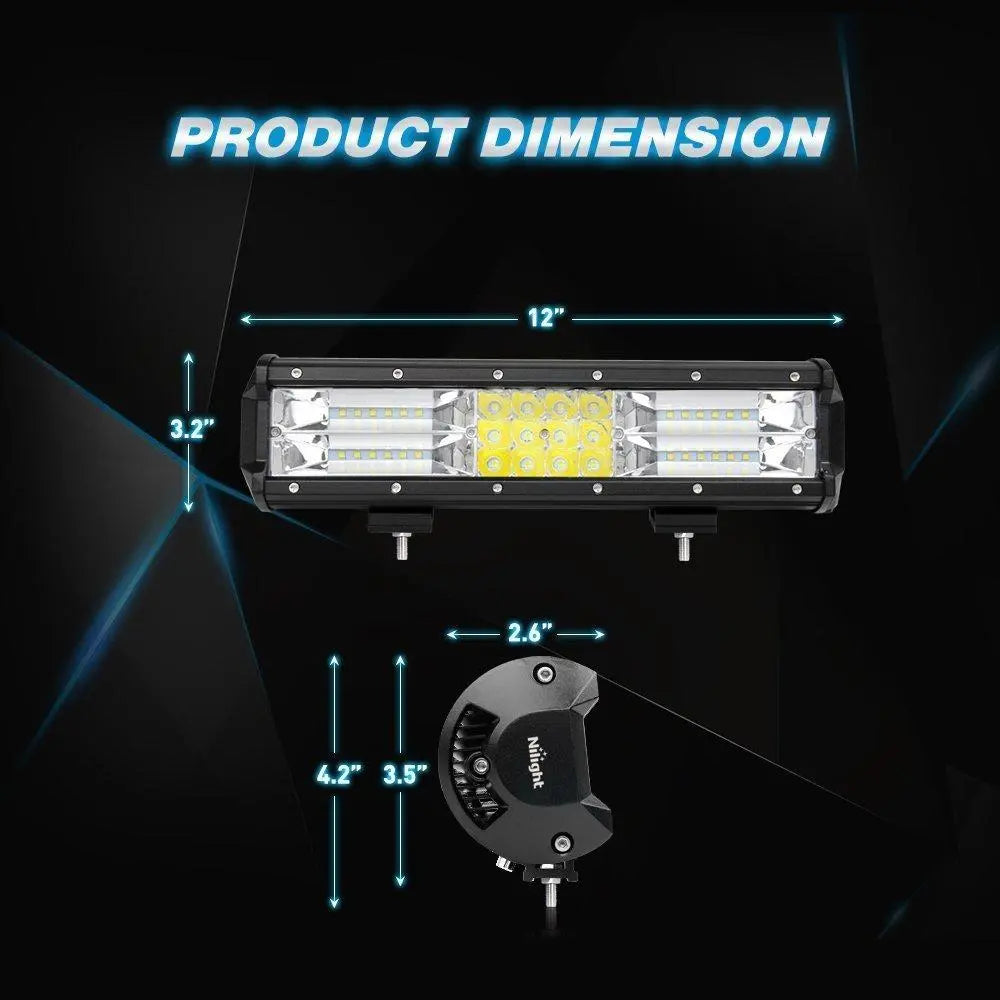  Product Dimension Of Nilight LED Light