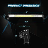  Product Dimension Of Nilight LED Light Bar