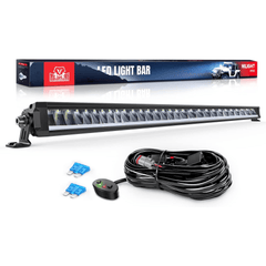 40.3 Inch 165W 17675LM Slim Anti-Glare DRL Spot Flood LED Light Bar | 14AWG DT Wire