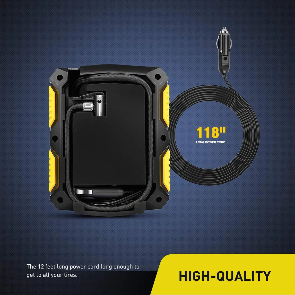  12V DC Portable Electric Car Inflator 