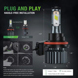  The Size Of LED Headlight Bulbs