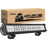 20" 126W Double Row Spot/Flood Led Light Bar Nilight