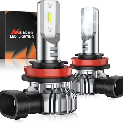 H11 Led Headlight Bulb  Clear Light For Better Visibility – Nilight
