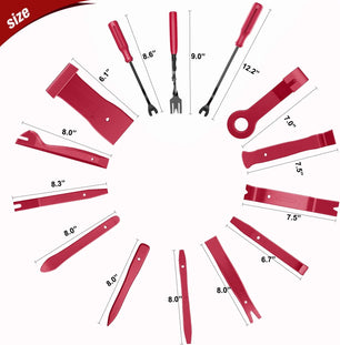 238 Pcs Trim Removal Tool Kit Red Nilight
